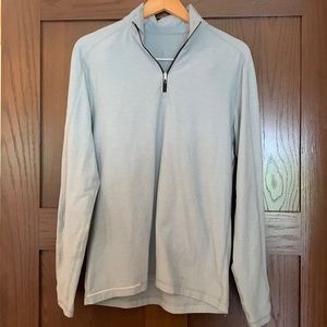 Lululemon half zip long sleeved shirt.